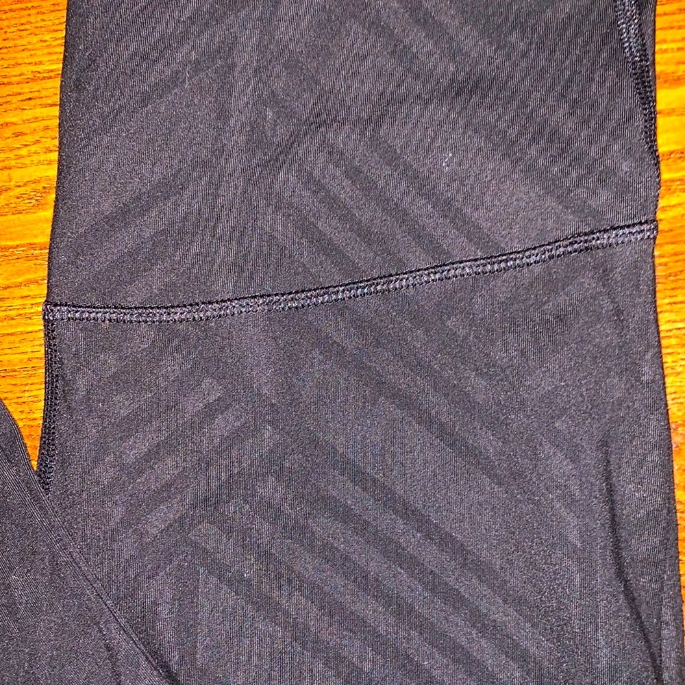 Black Print High Waisted Leggings - Picture 2 of 3